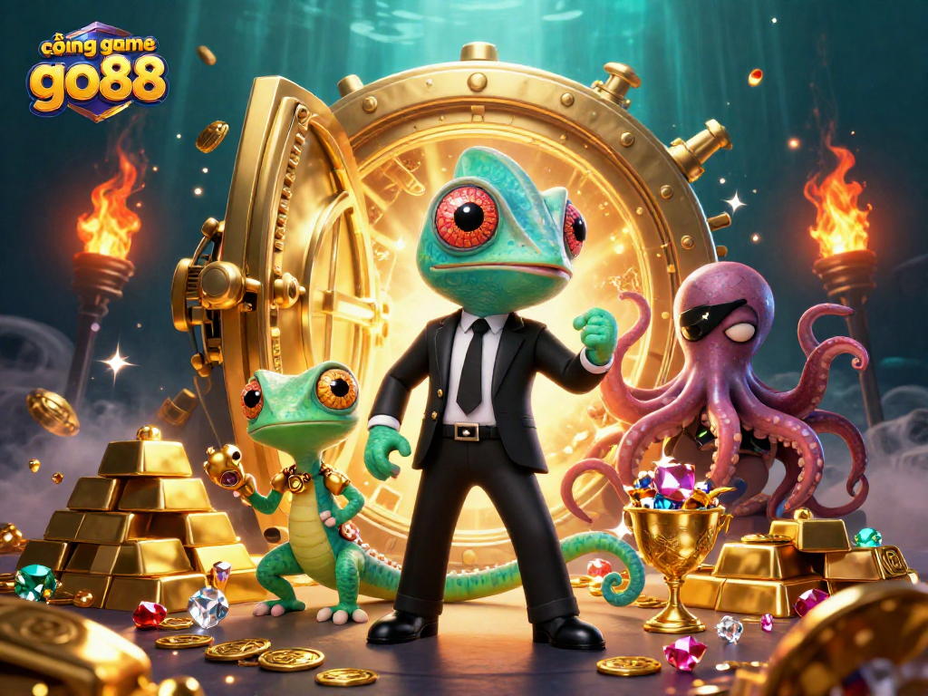 Engage with the thrilling gaming world as cổng game go88 reveals vibrant scenes of adventure and wealth.