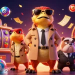 Experience exciting gameplay at situs depo 5k with vibrant slot reels and colorful lottery elements.