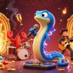 F168 showcases vibrant underwater casino entertainment with a DJ eel, lobster drummer, and seahorse guitarist.