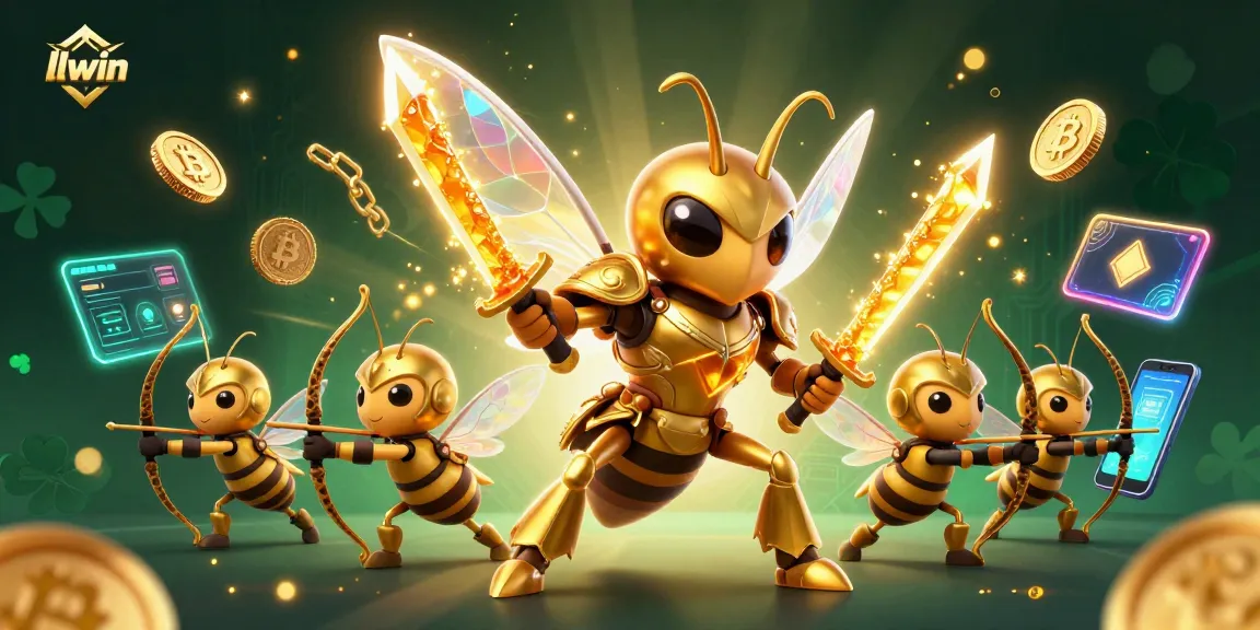 Enjoy winning at llwin with vibrant 3D casino action featuring captivating characters and crypto elements.
