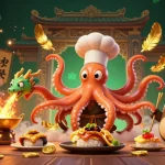 Engage in thrilling gaming moments with five88 at a vibrant 3D casino illustration.